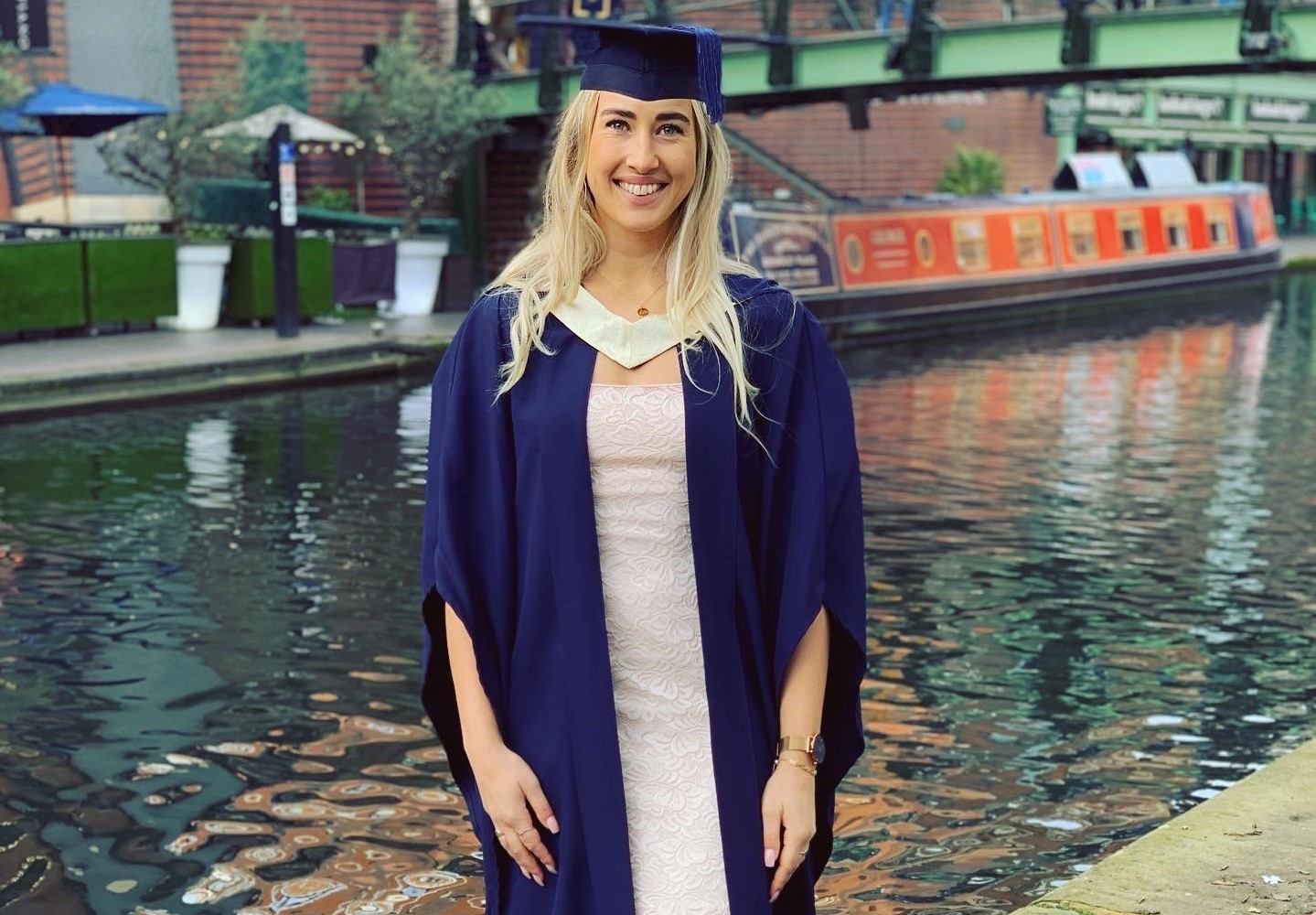 Ellie Smith graduating from the University of Manchester