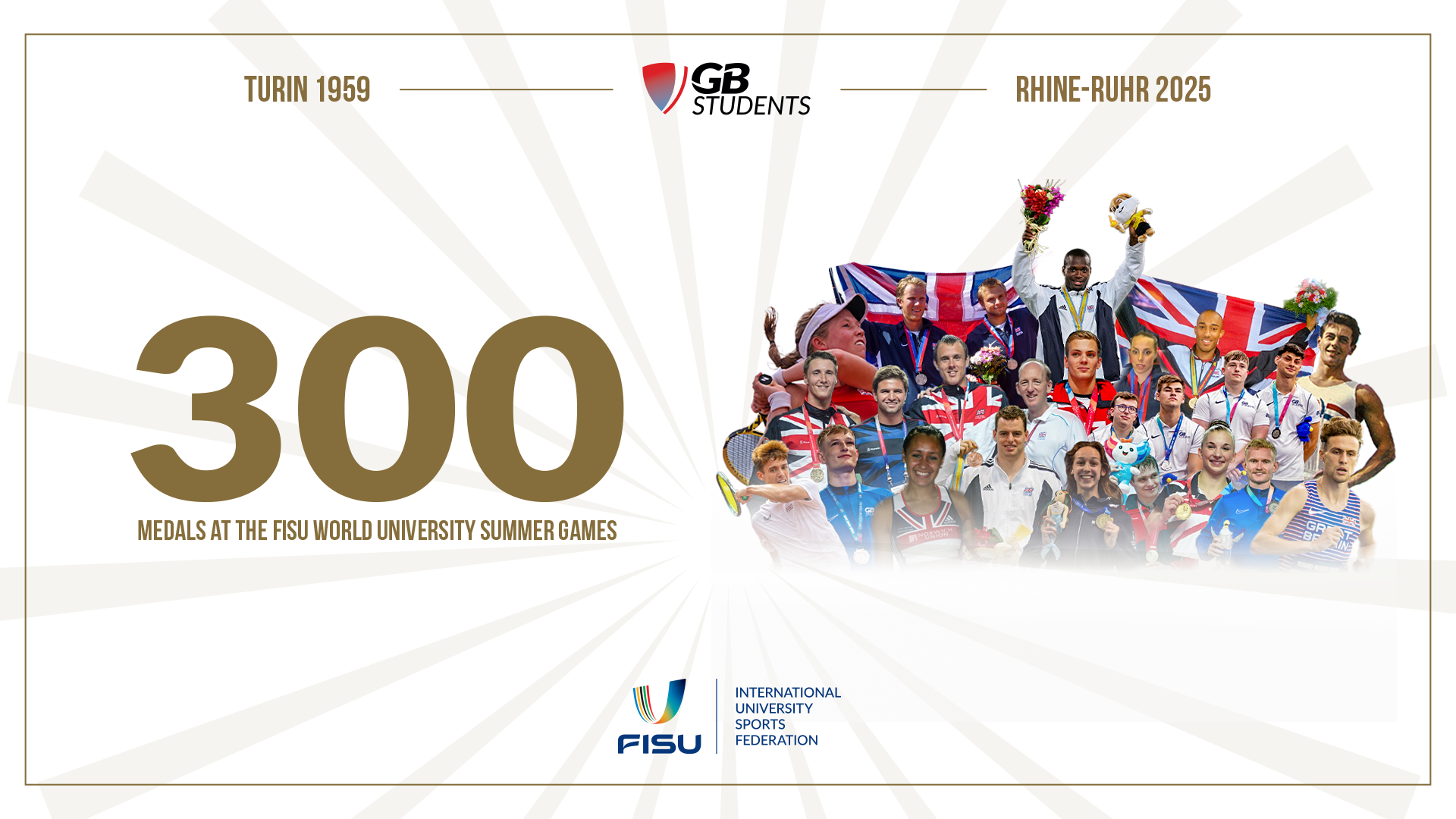 BUCS GB Students Hit 300 Medal Milestone at FISU Summer Games